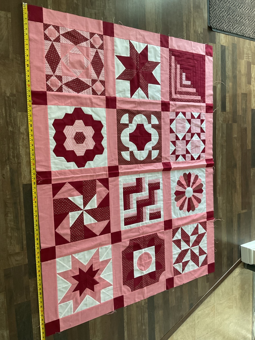 Handmade 100% Cotton Quilt Top